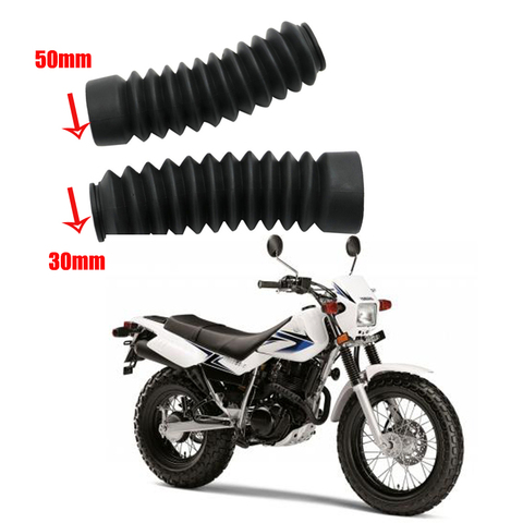 2) amortisseur en caoutchouc de fourche avant pour Yamaha TW200 TW225, protection guêtres, couverture anti-poussière pour botte de moto TW 200 225 ► Photo 1/6