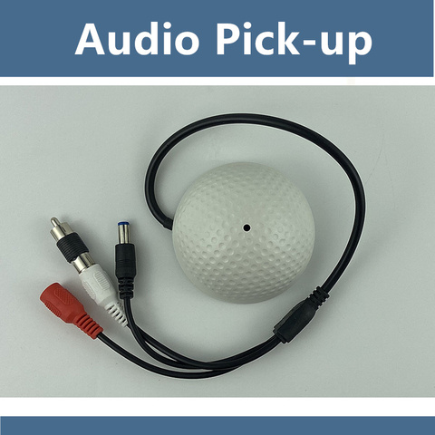 Micro micro micro son RCA pour caméra Audio IP sensibilité ajuster Double Gain DC 6-12V pour 5-50 �� Surveillance spéciale ► Photo 1/6