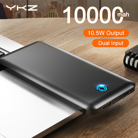 YKZ batterie externe 10000Mah Type C Usb Mini chargeur Portable batterie externe pour voyage batterie externe Charge rapide téléphone Portable Powerbank 10000 Charge rapide ► Photo 1/6