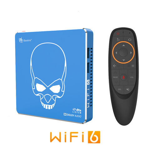 Beelink gt-king Pro Smart Tv Box Amlogic S922X Android 9.0 4GB 64GB 2.4G 5.8G Wifi 1000M LAN BT4.1 4K décodeur UGOOS AM6 PLUS ► Photo 1/6