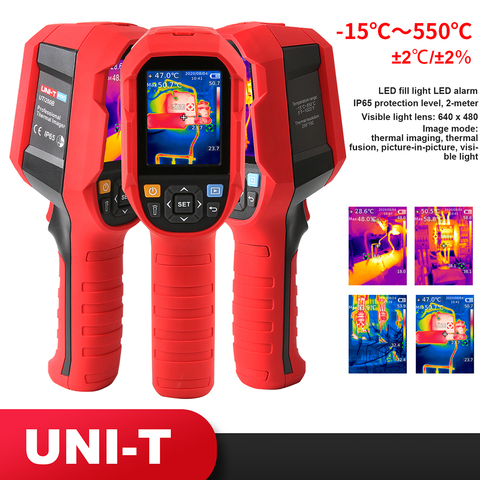 UNI-T UTi85A UTi165A UTi260B industriel infrarouge thermique imageur équipement de puissance/climatisation température criblage, nouveau. ► Photo 1/6