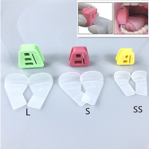 Écarteur dentaire ouvre-bouche en caoutchouc Silicone, restriction de la langue pour les joues, appareil orthodontique ► Photo 1/6