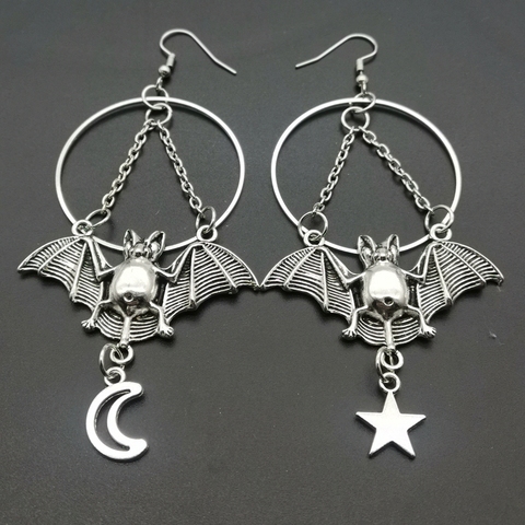 Halloween lune, étoile et chauve-souris Dangles ► Photo 1/3