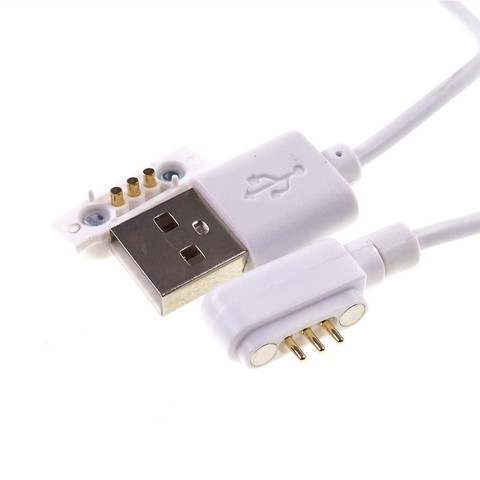 1 pièce magnétique PogoPin connecteur USB câble de charge 3 broches Pogo mâle femelle 1 mètre longueur puissance ► Photo 1/6