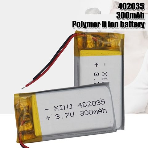 Batteries Lithium-polymère 3.7 Lipo, 402035 V, 300mAh, haute qualité, remplacement pour casque Bt, jouets MP3 ► Photo 1/6