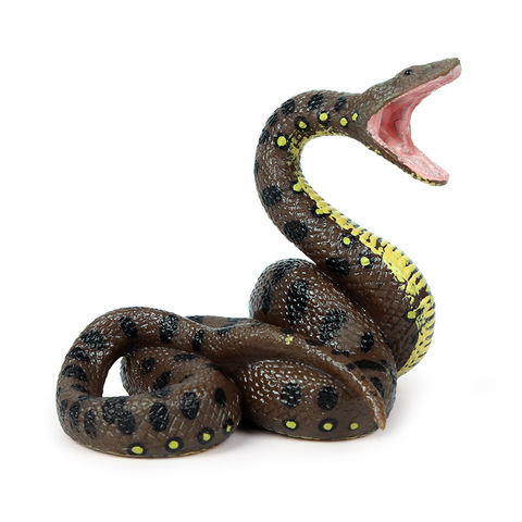 Jouet animaux sauvages de haute qualité pour enfants, modèle de serpent, Simulation de Reptile, Python géant, grand Python, Animal sauvage ► Photo 1/5