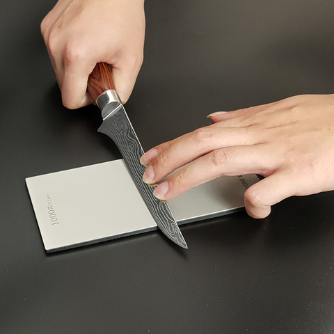 Diamant avec base EVA, pierre à aiguiser professionnelle antidérapante pour la cuisine, système d'affûtage des couteaux, outils de bord Apex ► Photo 1/6