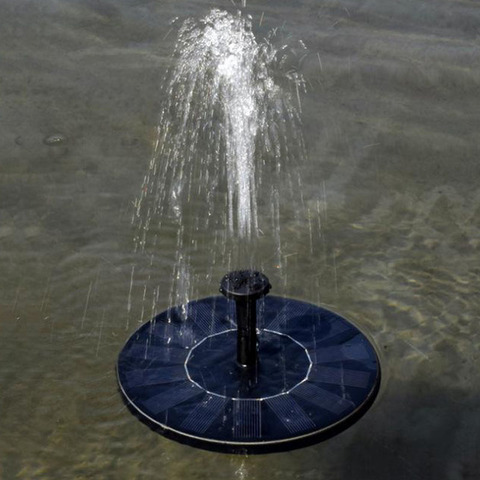 Mini fontaine solaire jardin piscine étang flottant fontaine d'eau en plein air oiseau bain jardin bonsaï rocaille décor fontaine bateau rapide ► Photo 1/6