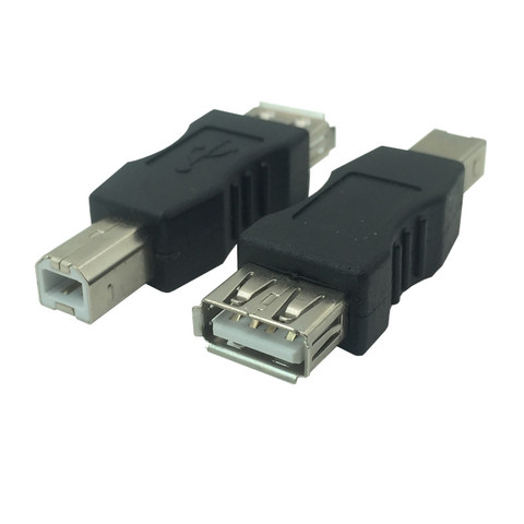 Adaptateur USB 2.0 haute vitesse pour imprimante et Scanner, connecteur de convertisseur de synchronisation de données, de type A femelle à type B mâle, 1 pièce ► Photo 1/1