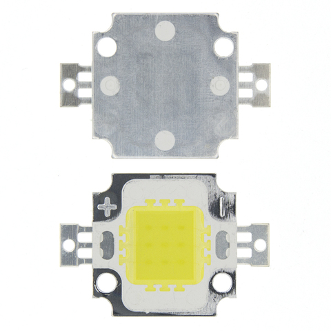 Puce LED pour projecteur intégré, 10W, 12v, blanc froid, à monter soi-même, éclairage d'extérieur, Super lumineux ► Photo 1/6