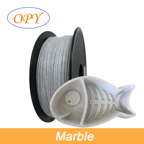 Marbre plastique extrusion soudure Filament Pla 1.75 Mm Rohs certifié bricolage biodégradable sans odeur solide impressionnant prototypage ► Photo 1/5