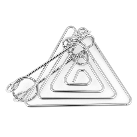 Jeu de casse-tête de Puzzle d'anneau triangulaire en métal difficile pour les enfants adultes ► Photo 1/6