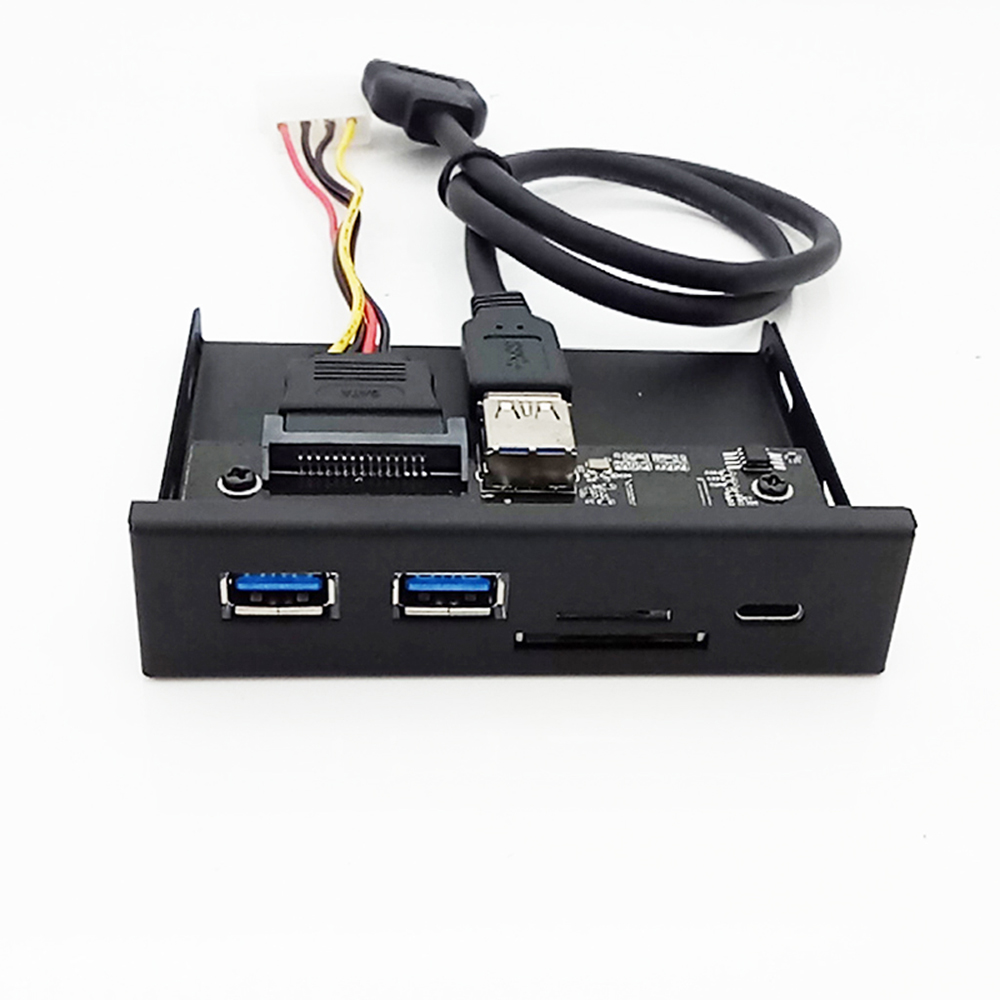 Lecteur de Carte Interne, PC Port USB 3.0 Lecteur de Carte - M2 SD SD XD CF  TF Tableau de Bord Multifonction Panneau Avant