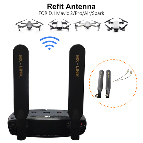 Amplificateur de Signal DJI Mavic Air/Mini Mavic Pro 5000M Extender d'antenne omnidirectionnelle à double fréquence pour Drone DJI Spark ► Photo 1/6