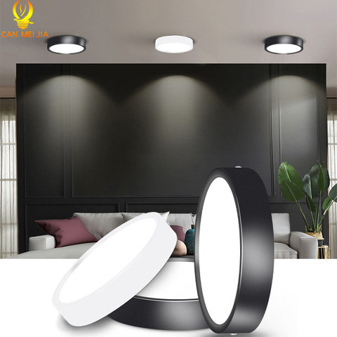 La Surface a monté les Downlights 220V Led les lumières de tache 5W 10W 15W 25W 110V Downlight vers le bas allume l'appareil d'éclairage pour la cuisine à la maison ► Photo 1/6