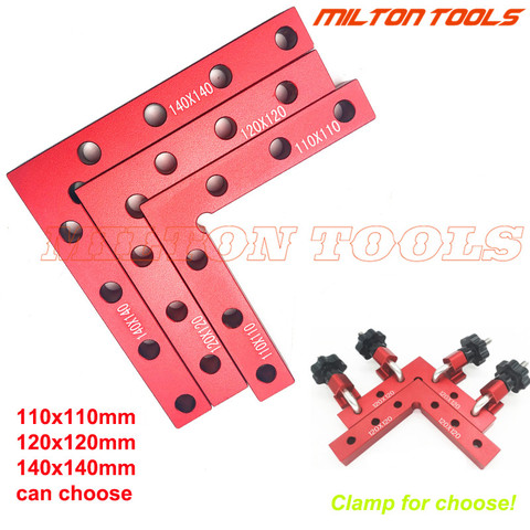 Règle de serrage d'angle réglable, travail du bois, pinces à Angle droit en Aluminium pour choisir le Clip de positionnement de fixation auxiliaire en forme de L ► Photo 1/6