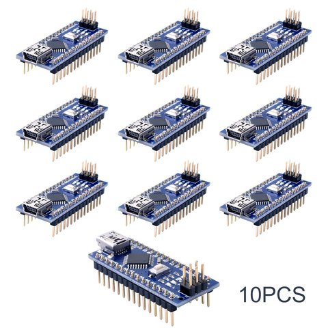 10 pièces Mini Nano V3.0 Atmega328p 5v 16m Module de carte de contrôleur Micro pour Arduino ► Photo 1/5