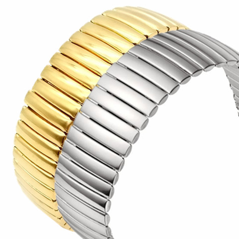 12 14 16 18 20 22MM extensible Expansion en acier inoxydable pièces bracelet de montre bracelet en métal argenté Bracelets de montre accessoires de montre ► Photo 1/6