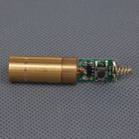 LETAOSK 532nm 50mW Diode de Module de point Laser vert avec pilote et ressort sans lumière pour un travail stable en laboratoire ► Photo 1/4