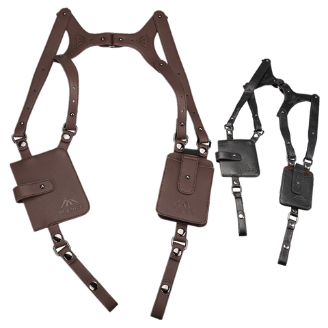 Multifonction Crossbody tactique stockage étui sacs à bandoulière hommes Anti-vol sac de poitrine en cuir/Nylon Sports de plein air sac de chasse ► Photo 1/6