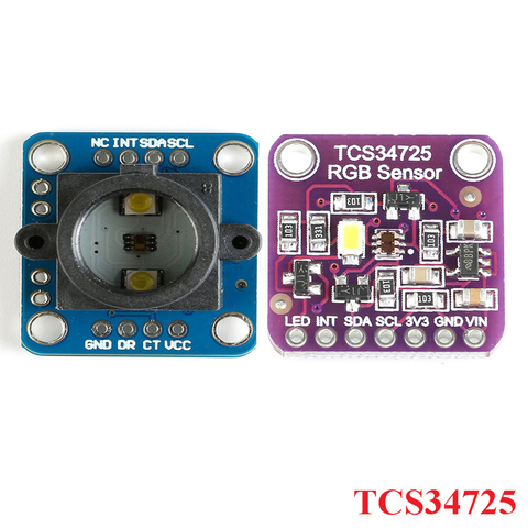 TCS34725 Module de capteur de couleur rvb IIC I2C carte de développement bricolage carte de circuit imprimé électronique pour Arduino remplacer TCS230 TCS3200 GY 33 ► Photo 1/6