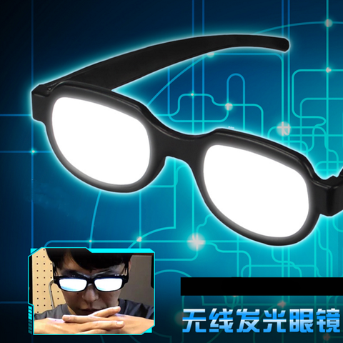 Lunettes de lumière LED pour Cosplay, Costumes de détective Conan, YouTube, YouTube, Insgram, Facebook, accessoires amusants ► Photo 1/5