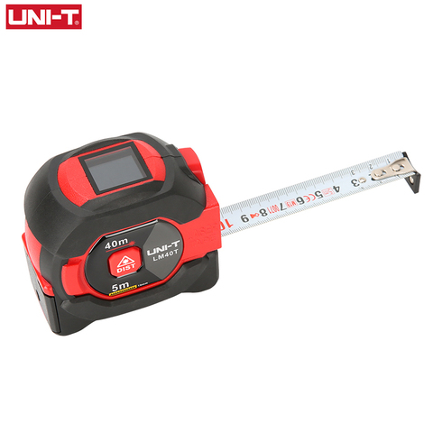 Télémètre numérique rétractable 5M, ruban à mesurer Laser 40m règle Laser Trena un laser professionnel UNI-T ► Photo 1/5
