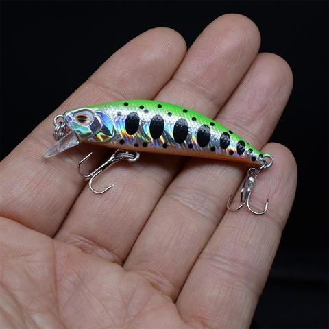 1 pièces 5.5cm 5g appâts de naufrage Wobbler leurres de pêche profonde appâts manivelle appâts Jerkbait perche Pesca Mini Wobblers leurres de pêche ► Photo 1/6