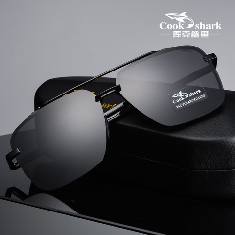 Cook Shark lunettes de soleil polarisées, hipster, pour la conduite, pour la conduite, pour la conduite, nouvelle collection 2022 ► Photo 1/6