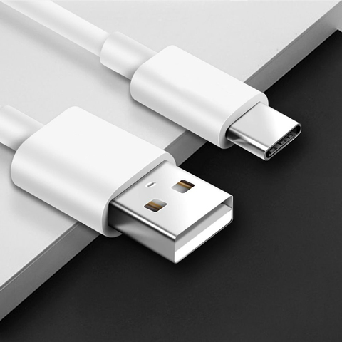 Câble USB type-c 2,4a pour recharge et transfert de données, cordon de chargeur USBC pour téléphone Android et Samsung Xiaomi, 1m ► Photo 1/6