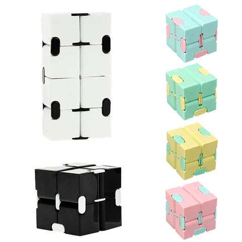 Cube de Puzzle Durable, jouet de décompression exquis, Cube magique infini pour adultes et enfants, étui anti-stress, jouet de bureau ► Photo 1/6