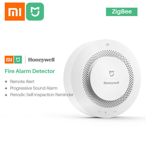 Détecteur d'alarme incendie Xiaomi Mijia Honeywell, alarme sonore et visuelle à télécommande Aqara Zigbee travail avec l'application Mihome ► Photo 1/6