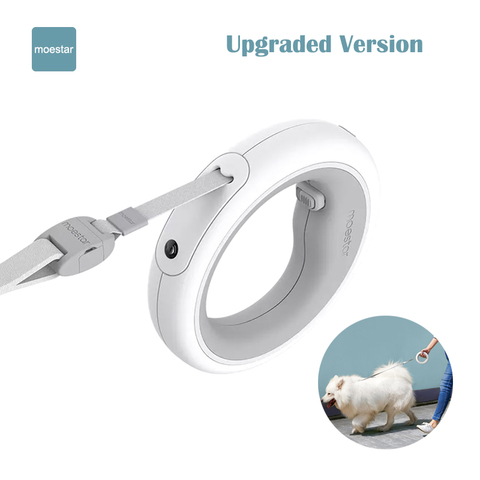 2022 Xiaomi MOESTAR amélioré rétractable laisse pour animaux de compagnie chien Traction corde Flexible anneau forme 3m avec Rechargeable LED veilleuse ► Photo 1/6