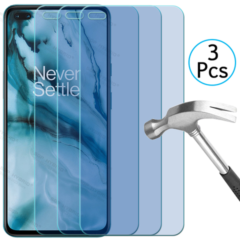 3 pièces 9H verre trempé pour OnePlus Nord 5G Z Film de Protection pour OnePlus 7T 6T 7 One Plus Nord 8Nord Film de Protection en verre léger ► Photo 1/6