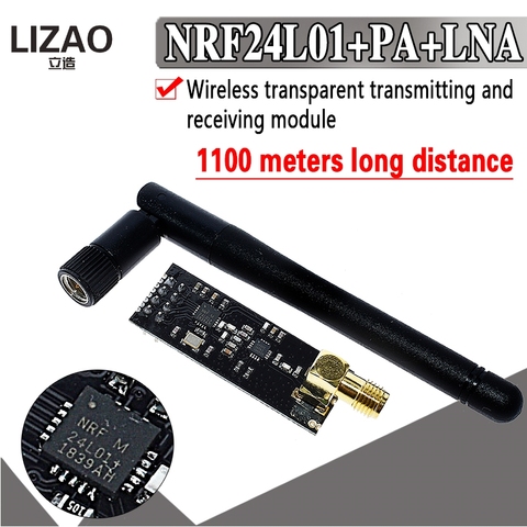 Modules sans fil 2.4G (avec antenne), longue Distance de 1100 mètres, NRF24L01 + PA + LNA, promotions spéciales ► Photo 1/6