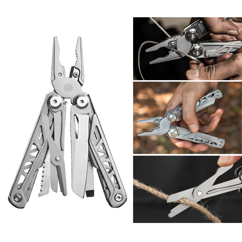 EDC dureté Camping HRC78K pince multi-outil coupe-câble multifonctionnel multi-outils Camping en plein air pince à couteau pliante ► Photo 1/6