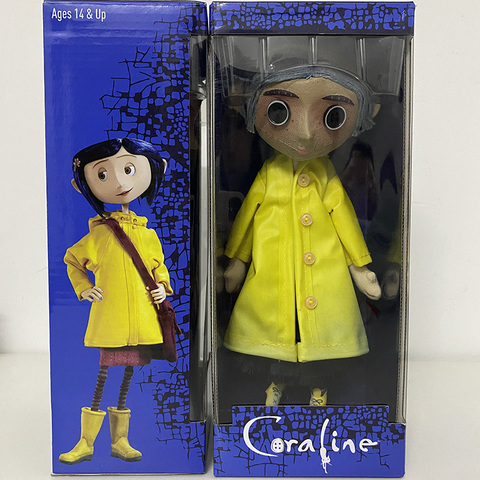 Poupée Coraline et la porte secrète, figurine NECA, jouets pour enfants, 10 pouces, boutons, cadeau pour les yeux ► Photo 1/6
