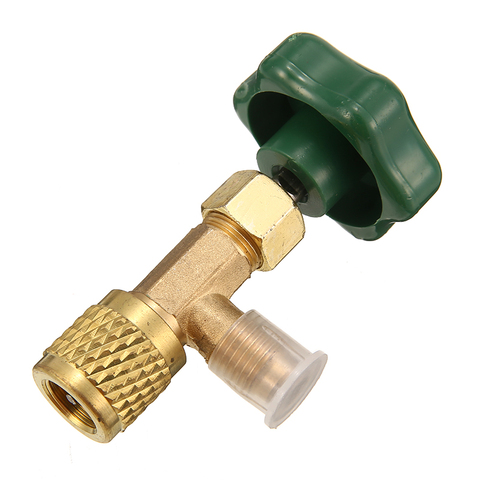 Ouvre-bouteille de réfrigérant Durable, pour R12 R22 gaz réfrigérant, 1 pièce, Valve de distribution, peut taper 1/4 SAE adaptateur de filetage Mayitr ► Photo 1/6