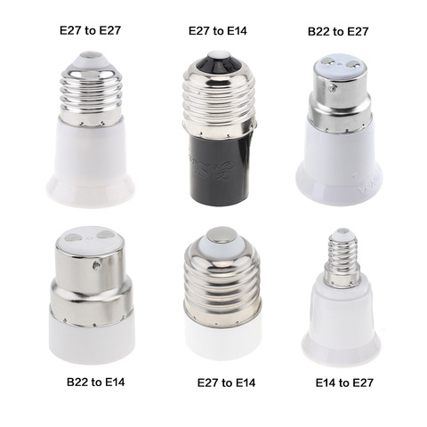 5 pièces/lot B22 à E14 LED ampoule Base adaptateur universel lumière convertisseur lampe douille support ► Photo 1/6