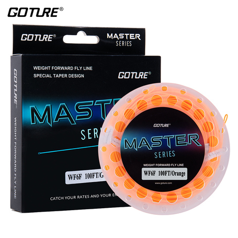 Goture MASTER ligne de pêche à la mouche 90FT/100FT WF2F-WF10F poids avant flottant mouche pêche ligne principale accessoires de pêche à la mouche ► Photo 1/6