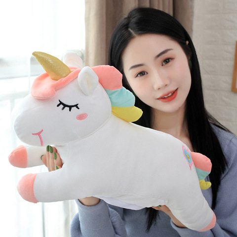 50/60/70cm belle poupée en peluche cochon couché peluche cochon jouet rose animaux doux en peluche main plus chaude couverture cadeau réconfortant pour les enfants ► Photo 1/6