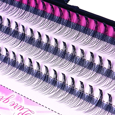 Faux cils naturels 1 boîte 60 grappes Extension de cils, maquillage professionnel cils personnels livraison gratuite ► Photo 1/6