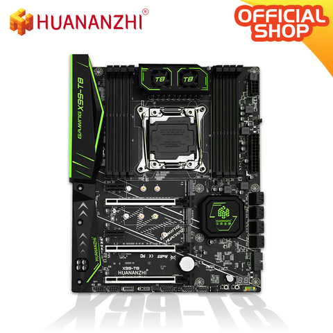 Huanzhi-carte mère X99 T8 X99, processeur Intel XEON E5 X99 LGA2011-3, toutes séries DDR3 RECC NON-ECC, mémoire NVME, ports usb 3.0, serveur ATX ► Photo 1/2