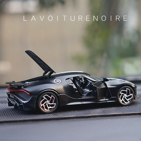 1:32 jouet voiture Bugatti Lavoiturenoire jouet alliage voiture Diecasts & jouet véhicules voiture modèle Miniature échelle modèle voiture jouets pour enfants ► Photo 1/6