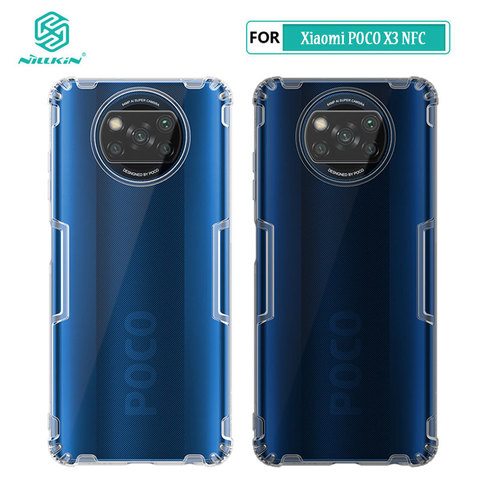 Nillkin – coque en TPU souple pour Xiaomi, compatible Pocophone F2 Pro X3, NFC, en silicone, transparente, naturelle ► Photo 1/6