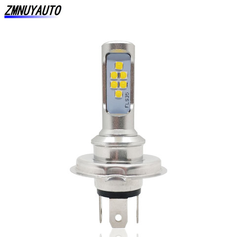 Lampe frontale de Moto H4, ampoule jaune doré, HS1 ampoules de phares Led, lampe Hi Lo, accessoires de Scooter, ATV, feux antibrouillard pour 1200lm ► Photo 1/6