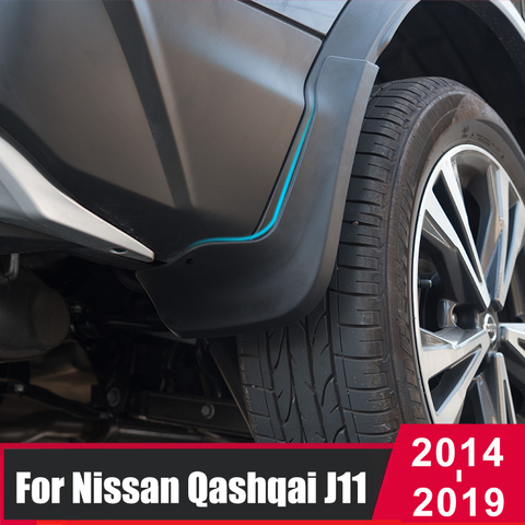 Garde-boue de voiture pour Nissan Qashqai J11, garde-boue avant et arrière, 2014 2017 2022, 2022 ► Photo 1/6