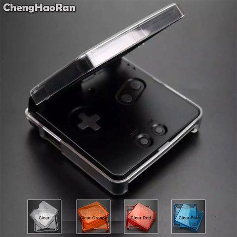 ChengHaoRan – coque de protection rigide en cristal pour Nintendo Gameboy Advance, bleu, rouge, transparente, pour GBA SP ► Photo 1/6