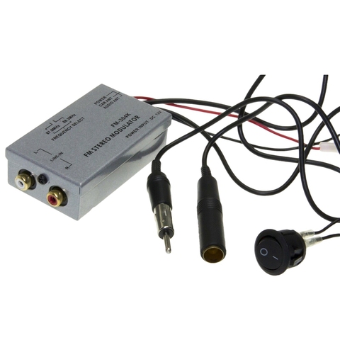 Modulateur Fm universel stéréo Mp3, câble d'antenne pour voiture, adaptateur Cinch Aux ► Photo 1/6