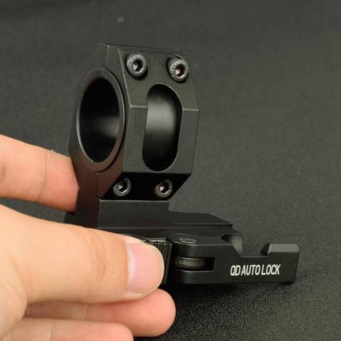 Lunette de montage pour la chasse, tissage tactique Picatinny, 1 pouce, 25.4mm ou 30mm, en acier, à libération rapide, profil bas moyen ► Photo 1/6